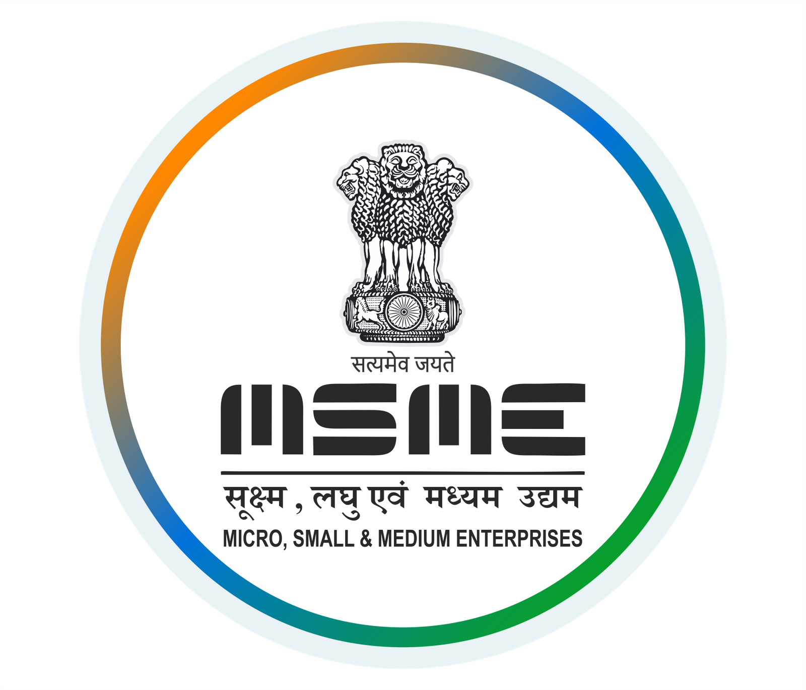 MSME Registered official logo display box for enterprise recognition